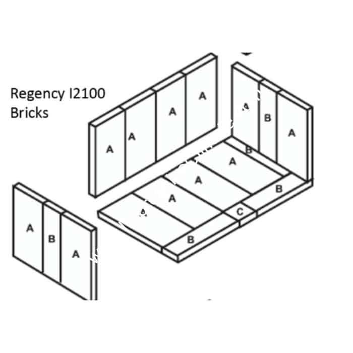 Regency Complete Brick Kit 142 - 960 - Medium Insert I2100 - Impressive Climate Control