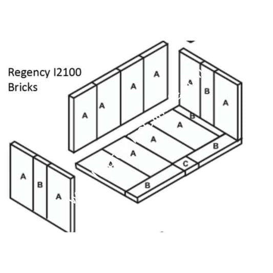 Regency Complete Brick Kit 142 - 960 - Medium Insert I2100 - Impressive Climate Control
