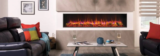 Regency Skope 77" 3 Sided Electric Fireplace - Impressive Climate Control
