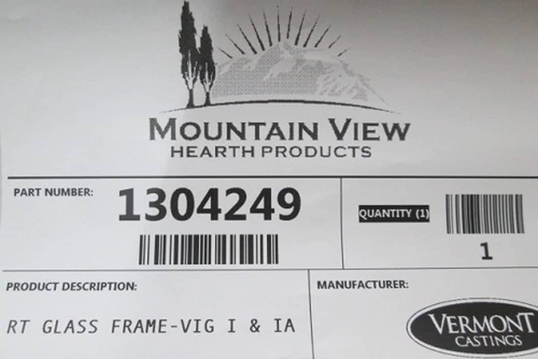 Right Glass Frame 1304249A - Impressive Climate Control