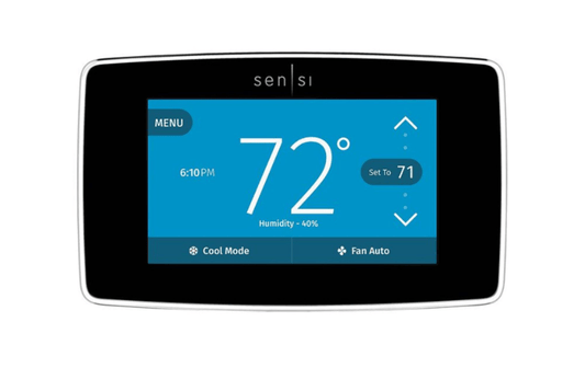 White - Rodgers 1F95U - 42WFB Sensi Touch WiFi Smart Thermostat - Impressive Climate Control