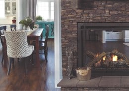 Bentley 2 Sided Fireplace