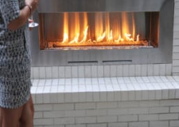 Fire Ribbon Outdoor Fireplace by Sparkfires
