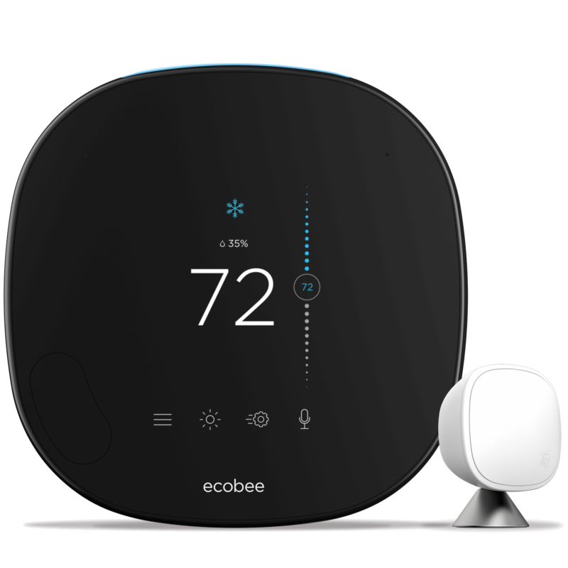 Ecobee EB-STATE5CR-01 Smart Thermostat Pro with Voice Control