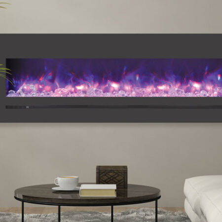 Amantii WM-FML-72-7823-STL Linear Electric Fireplace