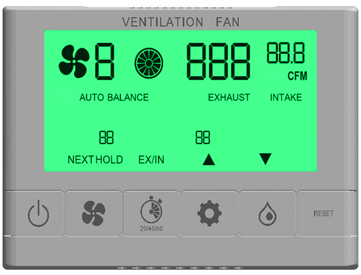 Lifebreath Ventilation Fan Digital Wall Control 99 DXPL03