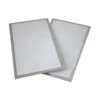 Replacement filter kit features 2 washable aluminum mesh filters with MERV6 rating.
