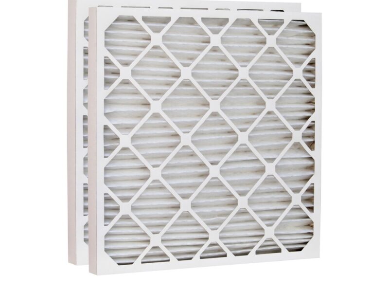 The replacement filter kit features 2 cleanable synthetic filters with a MERV8 rating.