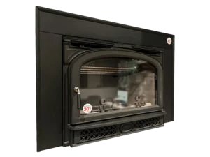Left Side View of Regency Classic I2400 Wood Insert Fireplace