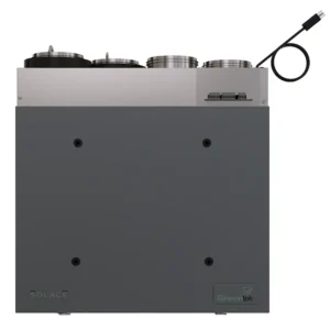 Greentek Solace Series Top Port Heat Recovery Ventilators (HRV) front